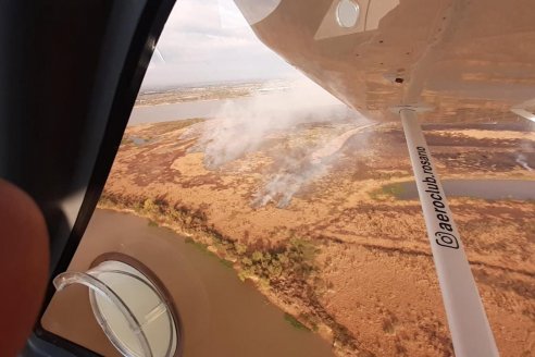 Santa Fe y Entre Ríos unen sus fuerzas para combatir los incendios