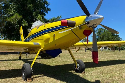 Entre Ríos sumó un avión hidrante para paliar incendios forestales en toda la Costa del Uruguay