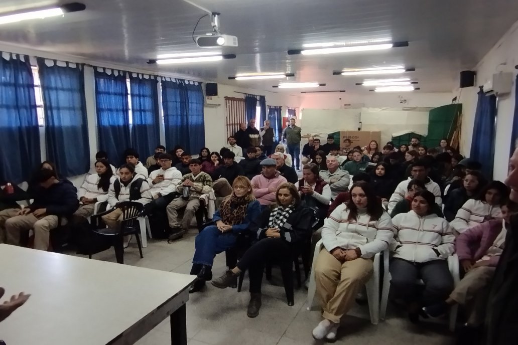 En encuentro se concretó en la escuela agrotécnica Justo José de Urquiza.
