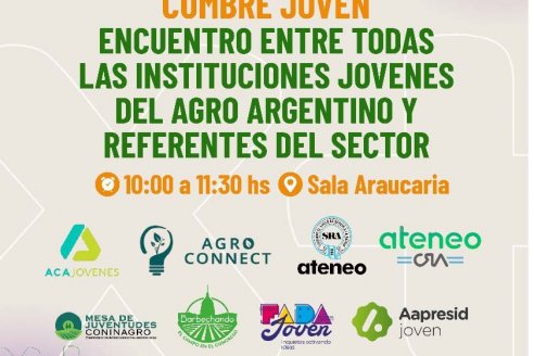 La primera gran cumbre de organizaciones de jóvenes del agro tendrá lugar en el Congreso Maizar 2025
