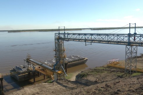 Inauguración Puerto de LDC en Santa Elena, Entre Ríos