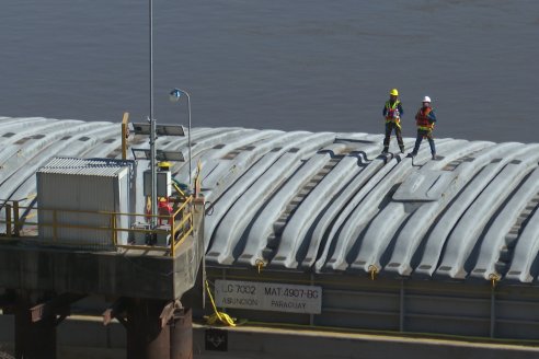 Inauguración Puerto de LDC en Santa Elena, Entre Ríos
