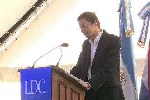 Inauguración Puerto de LDC en Santa Elena, Entre Ríos