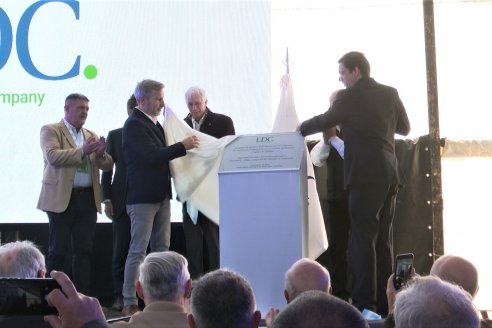 Inauguración Puerto de LDC en Santa Elena, Entre Ríos