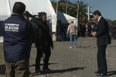 Inauguración Puerto de LDC en Santa Elena, Entre Ríos