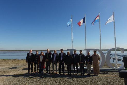 Inauguración Puerto de LDC en Santa Elena, Entre Ríos
