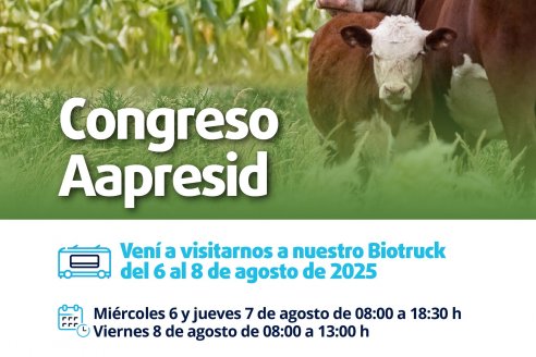 Biogénesis Bagó participará de la 33° Edición del Congreso AAPRESID