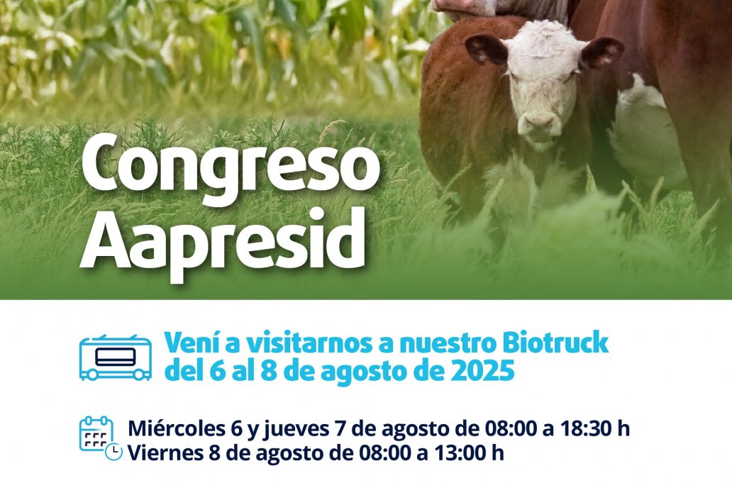 Biogénesis Bagó participará de la 33° Edición del Congreso AAPRESID