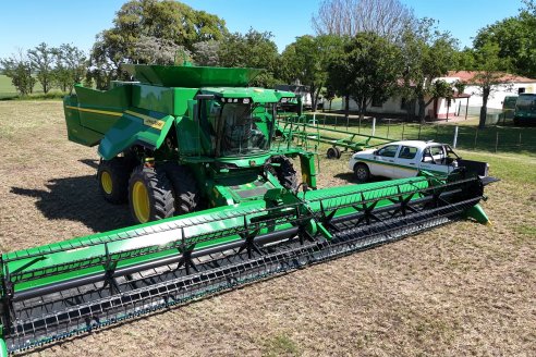 Agronorte presentó la nueva cosechadora S7700 de John Deere