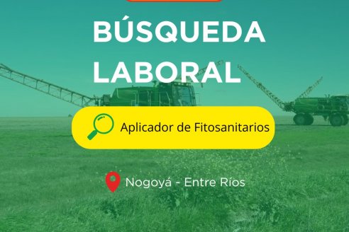 Coppar busca asesor técnico comercial y operador de fitosanitarios