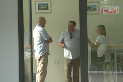 Visita al nuevo local de Agropecuaria Sauce Pinto