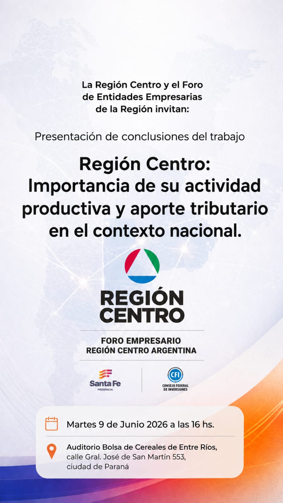 Región Centro: importancia de su actividad productiva y aporte tributario
