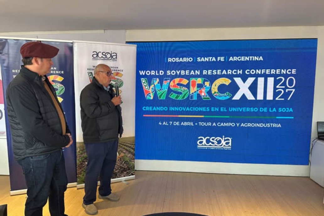 resentación los avances de la Conferencia Mundial de Investigación en Soja