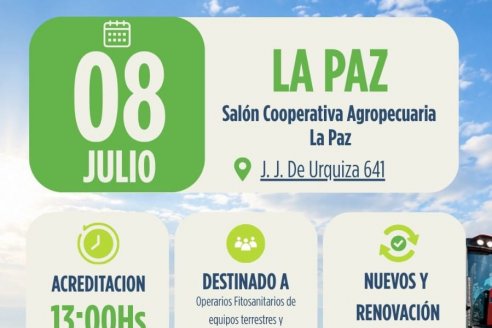 Capacitación de Operarios Fitosanitarios 2026