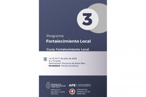 Curso para preprar a la comunidad ante eventos ligados a El Niño