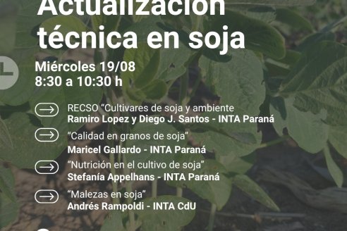 Actualización técnica en soja