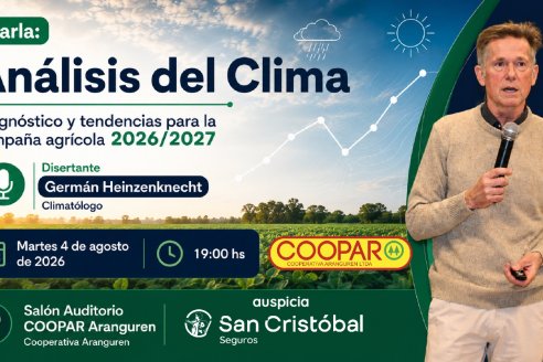Germán Heinzenknecht disertará este martes en Aranguren