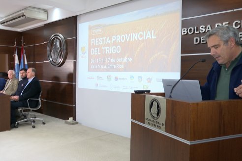 Lanzamiento de la Primera Edición de la Fiesta Provincial del Trigo en Valle Maria, Entre Ríos