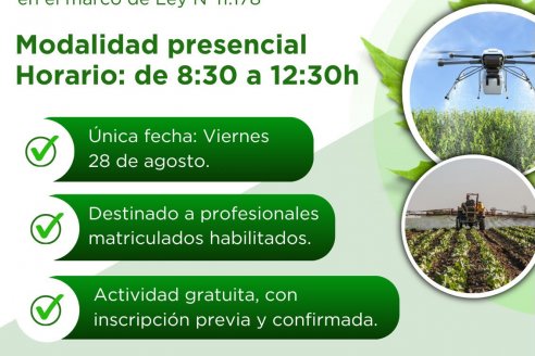 Capacitación profesional para asesores fitosanitarios