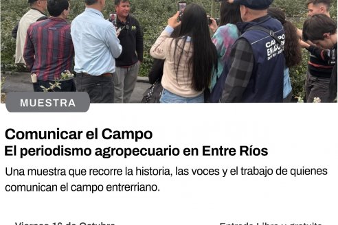 &ldquo;Comunicar el campo. El periodismo agropecuario en Entre Ríos&rdquo;